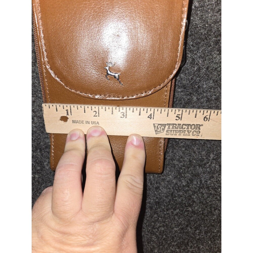 Ashwood Heritage -Small Body Shoulder Bag- Genuine Leather  - Brown - Picture 8 of 9